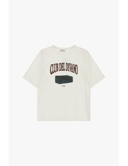 T-shirt met korte mouwen en Club Del Divano Dixie-print
