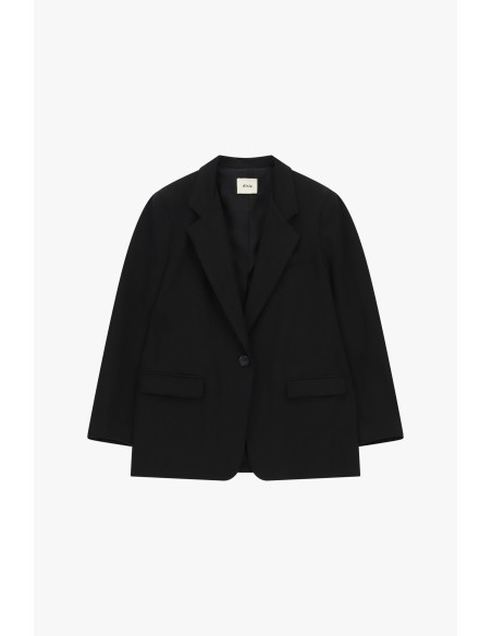 Blazer met bedrukte sjaal en franjes aan de zijkanten Dixie