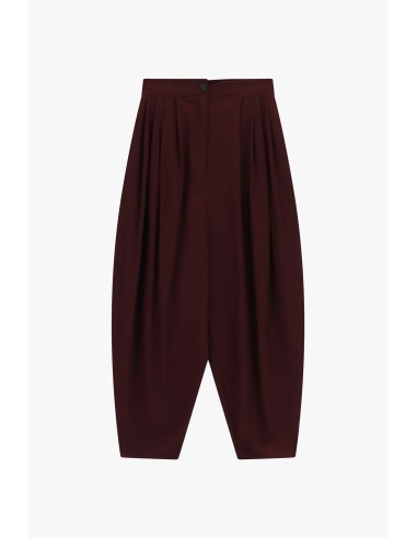 Dixie cropped palazzobroek met plooien aan de voorkant