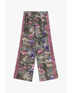 Dixie Palazzo-broek met bloemen- en camouflageprint