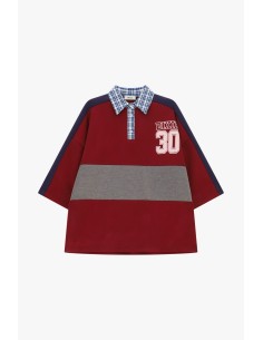 Dixie T-shirt met wijde korte mouwen en vierkante halslijn