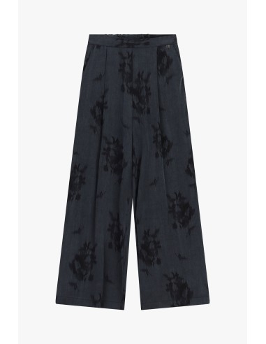Dixie Palazzo-broek met bloemenprint en hoge taille