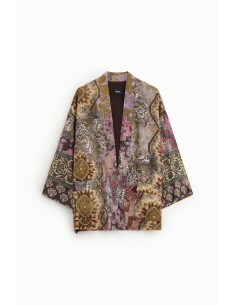 Dixie oversized dusterjas met geometrische fantasieprint 2