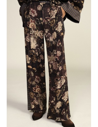 Dixie Palazzo-broek met bloemenprint en wijde pijpen