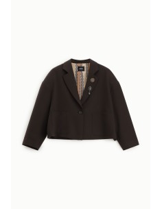 Korte blazer met decoratieve knopen en voorzakken Dixie 2