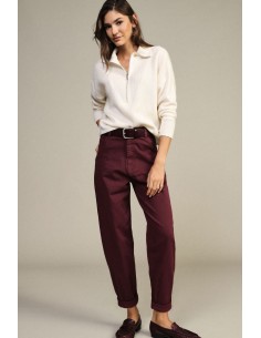 Chino-fit broek met omslag aan de enkel Dixie
