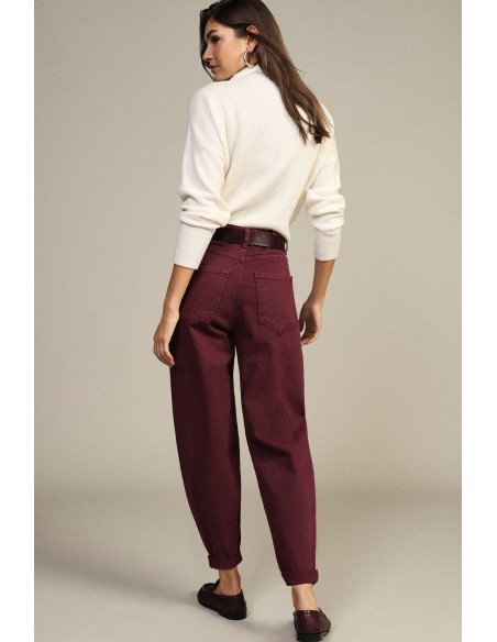 Chino-fit broek met omslag aan de enkel Dixie