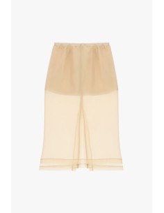 Midi-rok met dubbele laag en elastische taille Dixie 2