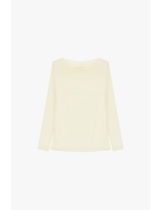 Dixie T-shirt met lange mouwen, ronde hals en comfortabele pasvorm 2