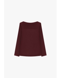 Dixie T-shirt met lange mouwen, ronde hals en comfortabele pasvorm 2