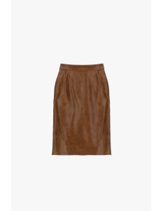 Dixie midi-kokerrok met krokodillenprint 2