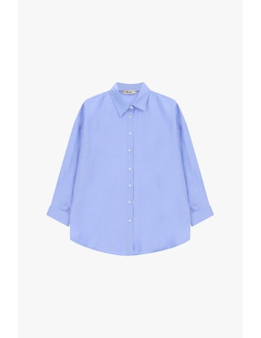 Oversized shirt met driekwartmouwen Dixie