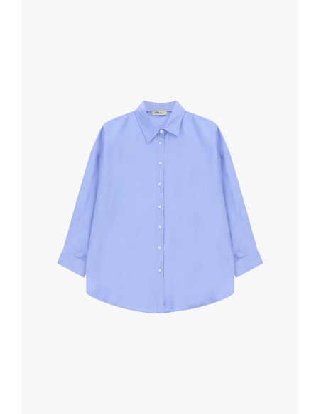 Oversized shirt met driekwartmouwen Dixie