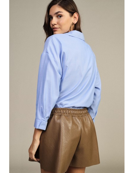 Oversized shirt met driekwartmouwen Dixie