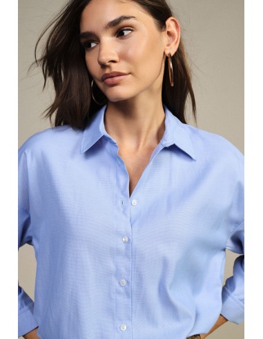Oversized shirt met driekwartmouwen Dixie