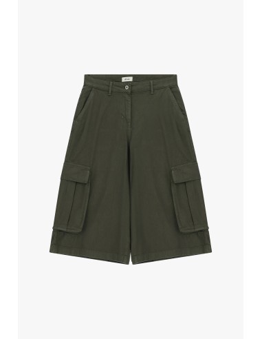 Karamelkleurige shorts met ruime zijzakken Dixie