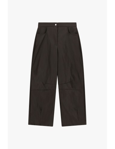 Dixie Wijde broek met hoge taille en schuine zakken