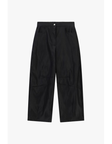 Dixie Wijde broek met hoge taille en schuine zakken