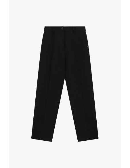 Klassieke pantalon met normale taille en plooien, alstublieft