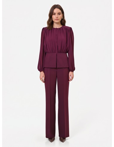 Rinascimento Studio-blouse van semi-transparante georgette