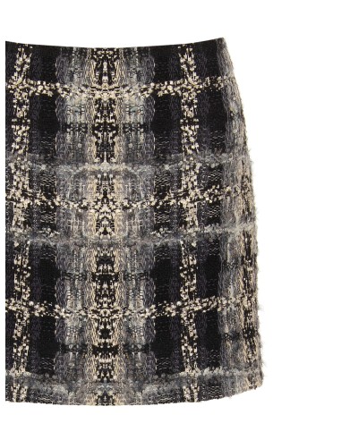 Bouclé-tweed minirok met lurex van Rinascimento