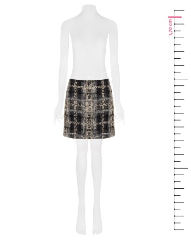 Bouclé-tweed minirok met lurex van Rinascimento