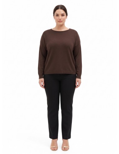 Ruime curvy trui met boothals Rinascimento Curvy
