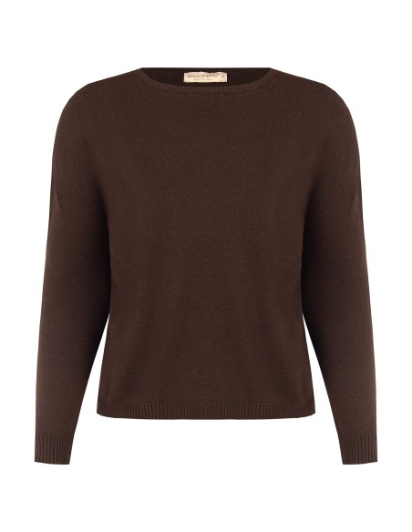 Ruime curvy trui met boothals Rinascimento Curvy
