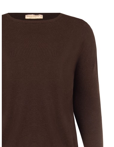 Ruime curvy trui met boothals Rinascimento Curvy