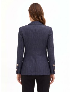 Blazer van Milano-tricot met Rinascimento-logoknopen 2