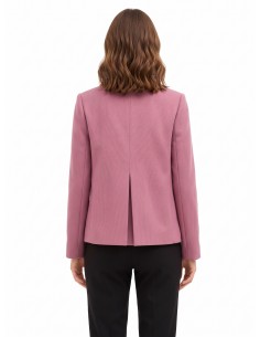 Korte oversized wollen jas met bijpassende knopen Rinascimento 2