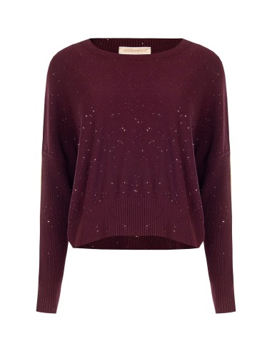 Oversized trui met pailletten Rinascimento