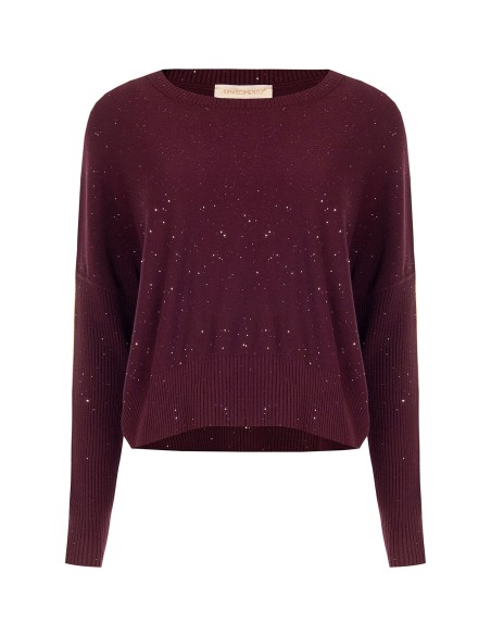 Oversized trui met pailletten Rinascimento