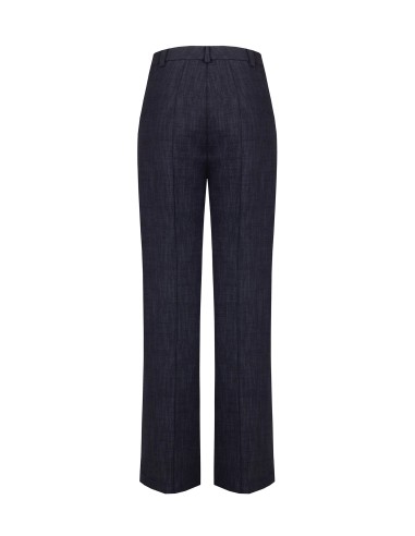 Rinascimento wijde broek van Punto Milano-stof