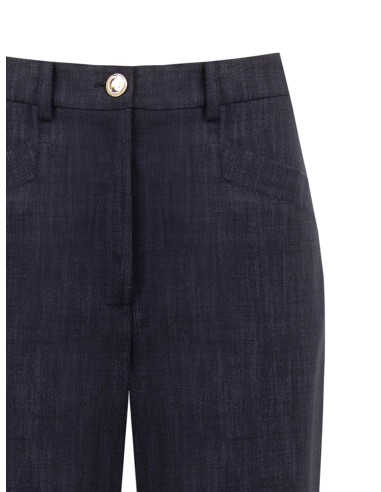 Rinascimento wijde broek van Punto Milano-stof