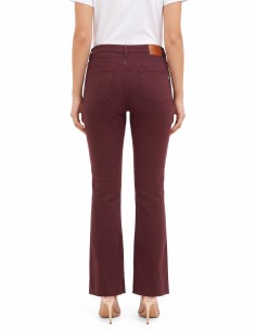 Flared stretchjeans met onafgewerkte zomen Rinascimento 2