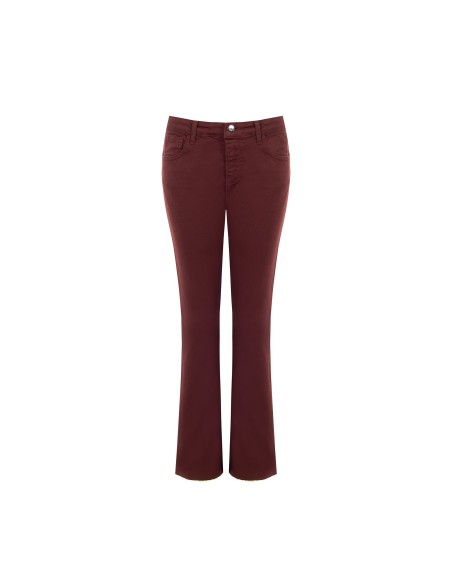 Flared stretchjeans met onafgewerkte zomen Rinascimento