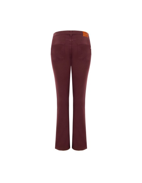 Flared stretchjeans met onafgewerkte zomen Rinascimento
