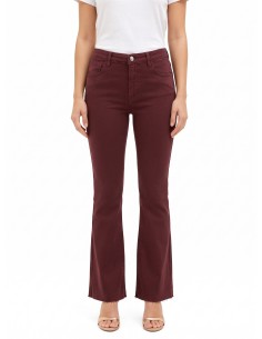 Flared stretchjeans met onafgewerkte zomen Rinascimento