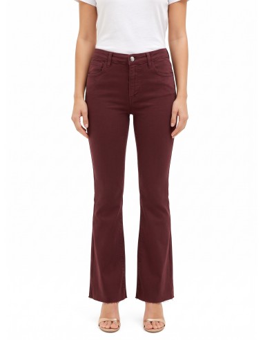 Flared stretchjeans met onafgewerkte zomen Rinascimento