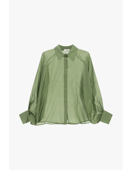 Oversized blouse met wijde mouwen en lange manchetten van Dixie