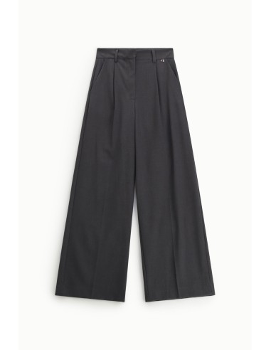 Dixie Palazzo-broek met hoge taille en plooien