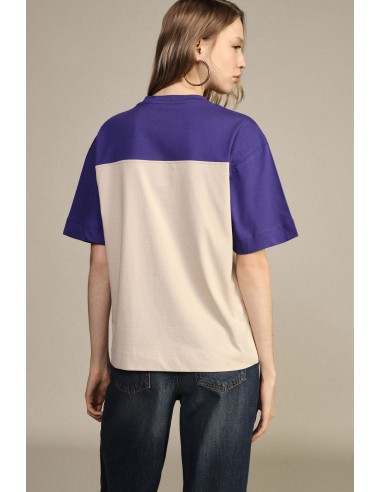 Dixie T-shirt met tijger- en bloemenprint en korte mouwen