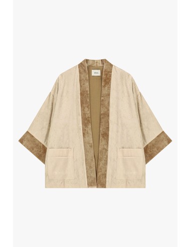 Ruime jacquard-dusterjas met contrasterende biezen van Dixie