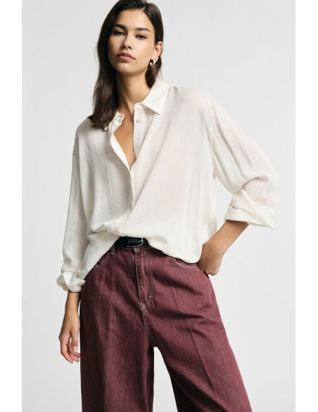 Regular fit overhemd met klassieke kraag Please