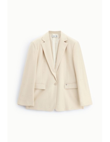 Regular-fit blazer met klepzakken en fijne strepen, alstublieft