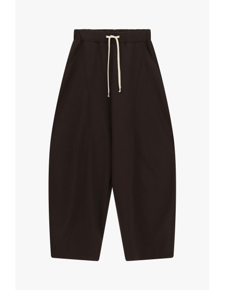Cropped palazzobroek met trekkoord in de taille, alsjeblieft