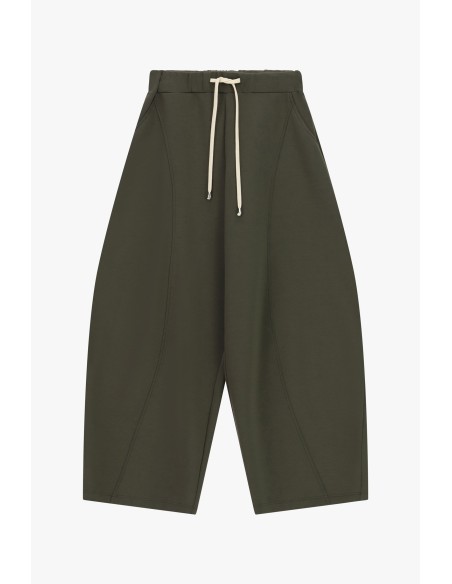 Cropped palazzobroek met trekkoord in de taille, alsjeblieft
