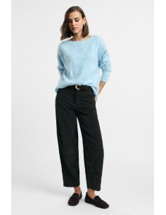 Please jeans in balloon fit met normale taille en plooien aan de voorkant
