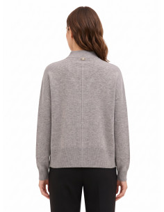 Oversized wollen coltrui met centrale naad van Rinascimento 2